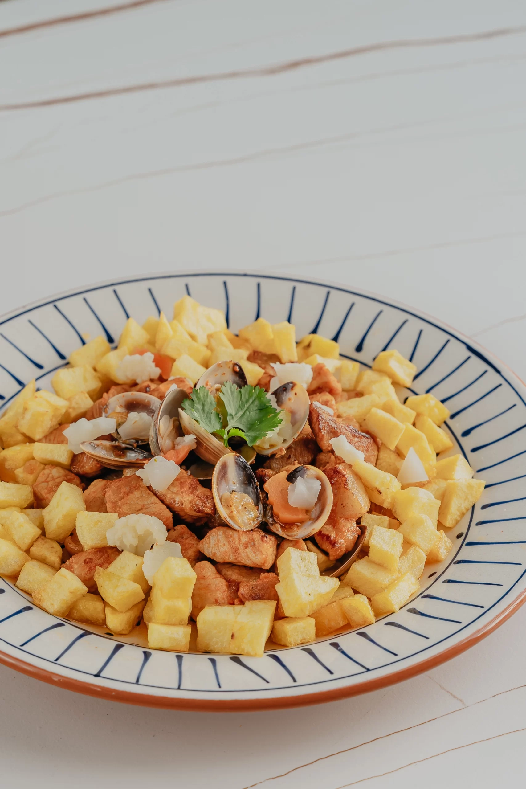 RestauranteChança carne de porco alentejana